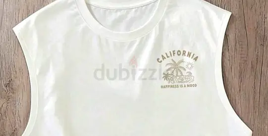 Brand-New white sleeveless top (M)
