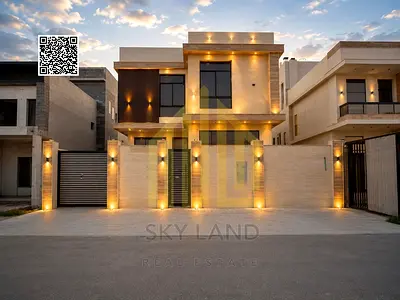 Luxury villa – registration fees included – in a prime location – close to all amenities – excellent finishing – the best in Ajman