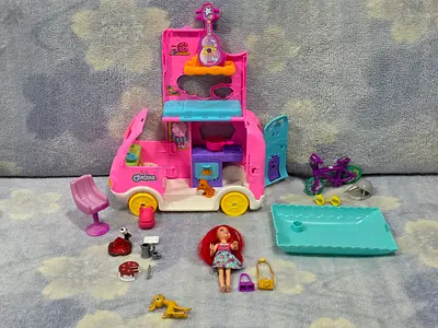 Barbie Chelsea picnic van, Chelsea camper van,  barbie toys