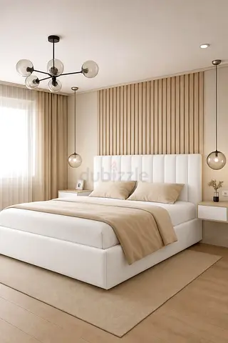 Modren design New King size bed With Mattress Available
