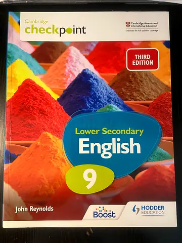 Cambridge Checkpoint Lower Secondary English Student's Book 9 Third Edition