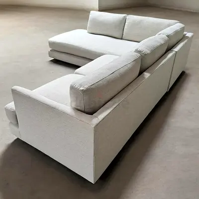 Like new Condition West Elm L Shape Sofa Beige
