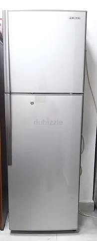 HITACHI Silver Two-Door Refrigerator 225 Liters - Good Working Condition