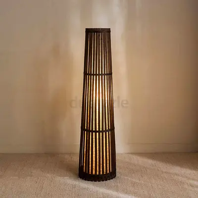 Tova Bamboo Floor Lamp - 120 cm