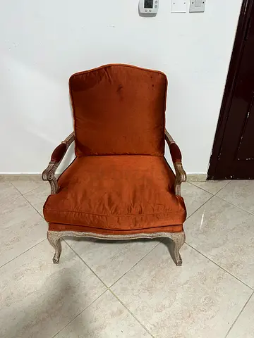 Vintage style wooden single sofa for sale