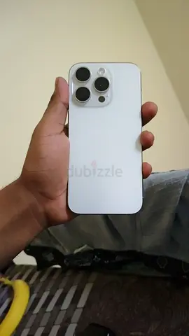 White iPhone 15 Pro (Triple Camera) - Good Condition