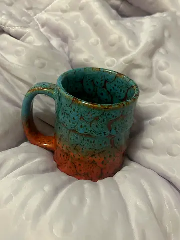 Red & Blue Small Mug