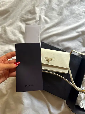 Prada small shoulder bag with receipt - authentic