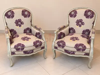 High-end Set of Arm Chairs (two pieces), Brand Eldiar