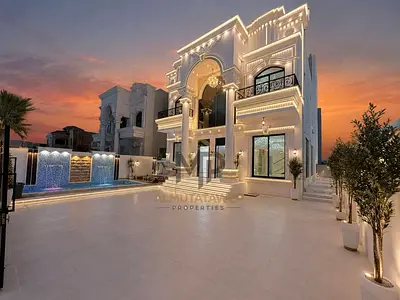 فيلا الأحلام في المويهات 2 بتصميم كلاسيك من يبحث عن افضل المواقع في عجمان وقريبه من جميع الخدمات مع مسبح + حوش كبير + روف