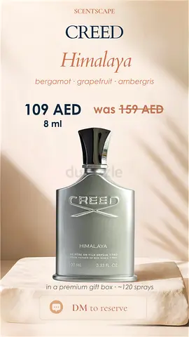 Creed Himalaya 8ml Authentic Gift Box