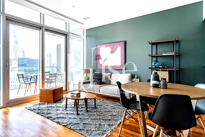 High Floor 1BR | Skyline Views | 6 Cheques