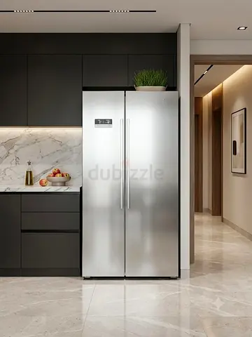 Smeg Side-by-Side Refrigerator | Premium Fridge Freezer | Almost New Condition | Modern Design