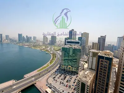 Two Bedroom Apartment for Rent in Al Majaz Three with Sea View with parking pool gym one month free