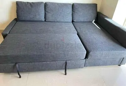 IKEA L shap Sofa store cum bed you can fix