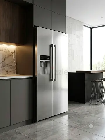 Smeg Side-by-Side Fridge Freezer | Digital Display | Like-New Condition