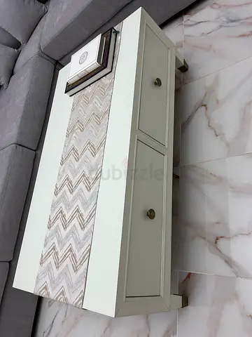 Wooden white Center table for sale