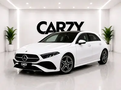 MERCEDES-A200 PREMIUM + AMG HATCHBACK | GCC SPECS | MERCEDES WARRANTY & SERVICE CONTRACT UNTILL 2029