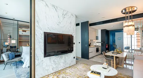 Luxury 1 bedroom apartment | Skyline view | High floor | Prime Za’abeel location