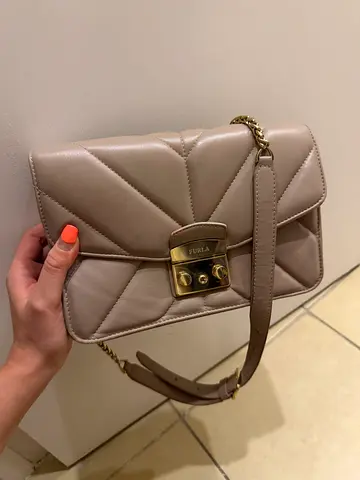 Furla leather crossbody bag