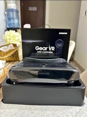 Used VR headset (over-head virtual reality goggles) in good condition