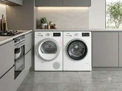 Siemens 9kg Washer & 9kg Dryer Set | Latest Model | Digital Display | Free Delivery