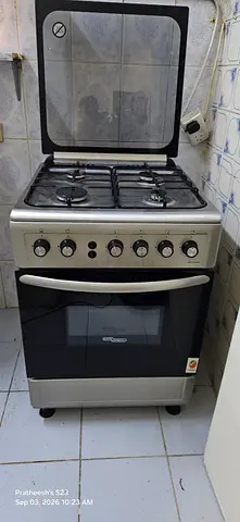 Used Black Built-in Oven in Good Working Condition