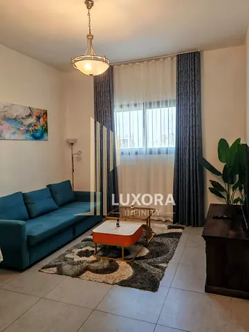 Spacious Furnished 1BR | Large Private Terrace I Skyline View | 6 Cheques