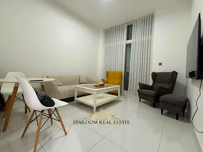 Furnished 1BR Apartment | Arabian Gates | Balcony & City View