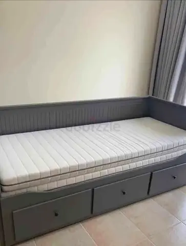 IKEA Hamnes day bed with 2 mattress and 3store drawers underneath is available