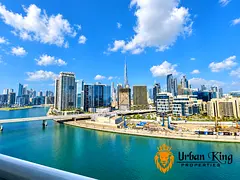 2 Bedroom + Maid | Full Canal & Burj Khalifa View | Ready to Move | AED 115,000