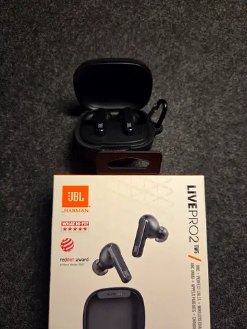 JBL Live Pro 2 TWS wireless earbuds with charging case - used, perfect condition