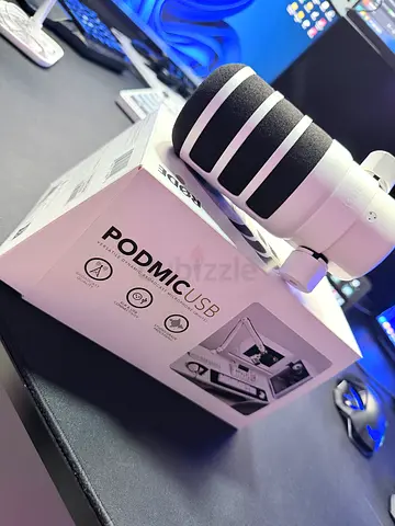 RØDE PodMic USB White – Excellent Condition XLR + USB-C
