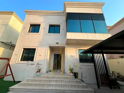Villa for sale in Al Rawda 1 area, next to the mosque. Two floors and a roof. Price includes electricity, water, air conditioning, and furniture. Free