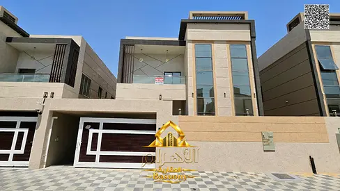 Villa for sale in one of the most prestigious locations in Ajman. Freehold ownership, includes air conditioning, electricity, and water.
