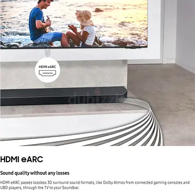 Premium Q-Series Soundbar HW-Q700C 3.1.2ch with Sub Woofer - Mint Condition
