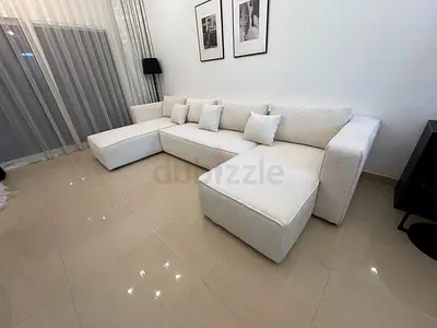 U SHAPE sofa never used in beige color available you can get from us