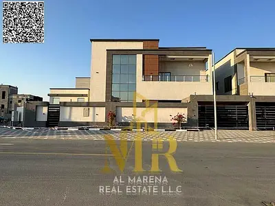 * Exceptional luxury opportunity | Modern villa with a huge area for sale in Al Helio - Ajman** Own the upscale dream villa with a modern design and t