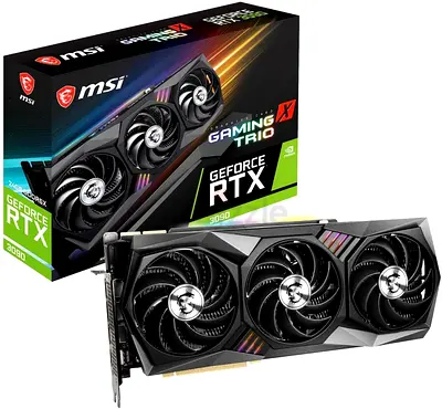 MSI GAMING X TRIO RTX 3090 24GB Graphics Card