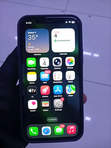 iPhone 12 Pro in good working condition with protective case