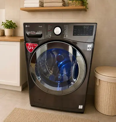 LG ThinQ Washer Dryer Combo 20/12kg Stainless Steel Latest Version