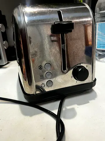 Used 2-Slice Stainless Steel Toaster - Works Well