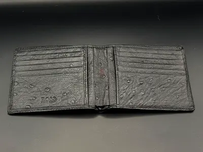 LEATHER WALLET HUGO BOSS OSTRICH