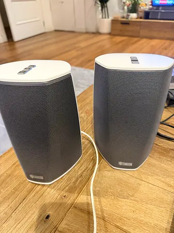 2x- Denon HEOS 1 HS2 Wireless WiFi & Bluetooth Speaker – White