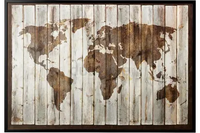 IKEA world map canvas