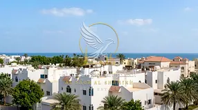 3BR apartment for annual rent in Al Qulaya with maid room balcony sea view built in wardrobes spacio
