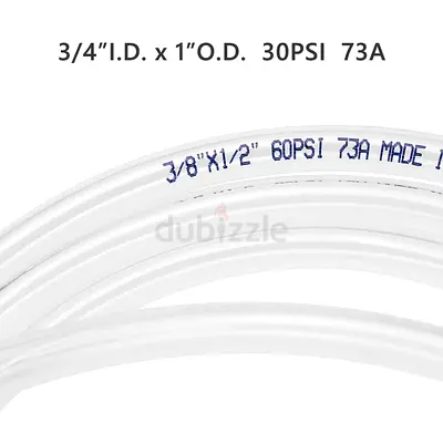 10ft x 3/4 inch ID Clear Vinyl hose, Flexible PVC Hose