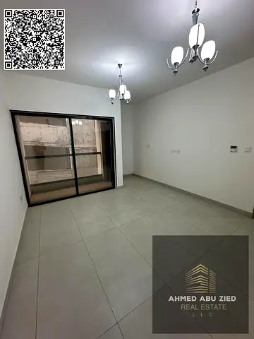Brand new 1BHK for annual rent in Al Nuaimiya 1, prime location next to Al Nuaimiya Towers, 33K yearly with four payments and a security cheque includ