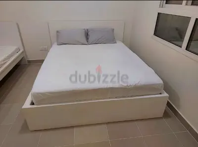 Ikea Queen size bed with mattress and storage drawers