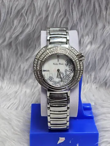 Branded Swiss Time ⌚🇨🇭 (Swiss Made) silver-tone